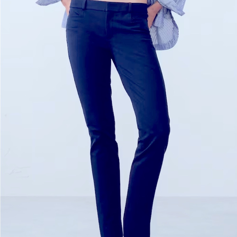 Banana Republic Sloan Size 6 Women's Navy Slim Fit Pants